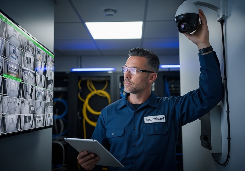 How to Install a Wired Security Camera System?