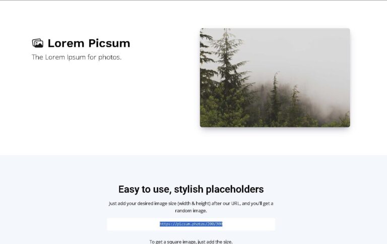 Generate random image by url