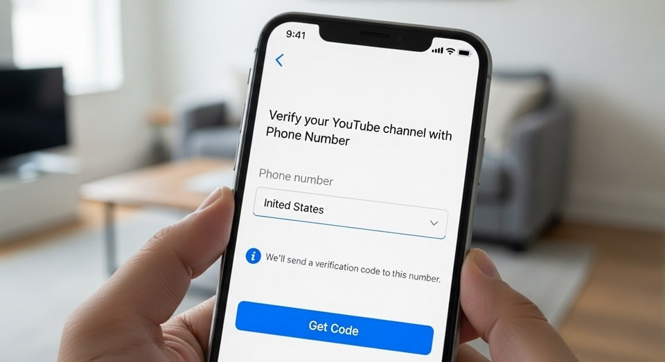 How to verify your youtube channel with Phone number to get extended features