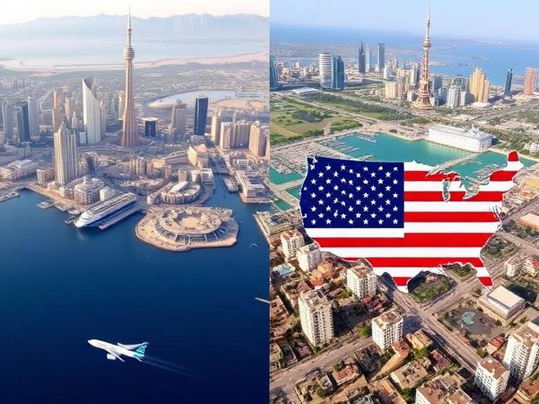 Qatar vs. USA: A Comprehensive Comparative Analysis of Economy, Lifestyle, and Geopolitics