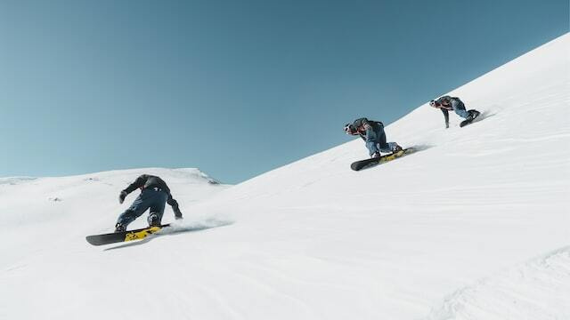 learning how to snowboard