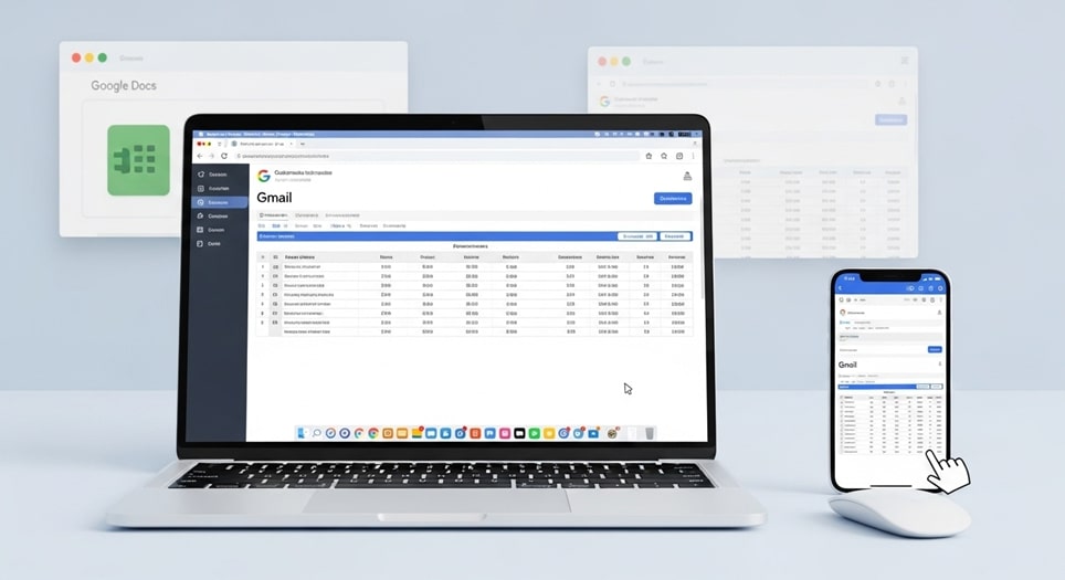 How to Add a Table to an Email in Gmail