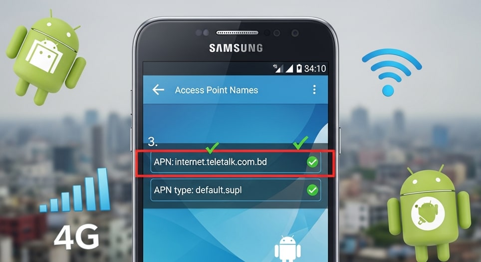 Teletalk 4G 3G APN Settings Bangladesh: Android & iOS Guide 2025 Teletalk 4G 3G APN Settings Bangladesh: Android & iOS Guide 2025