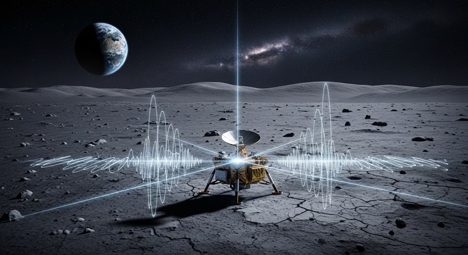 Lunar Lander Detects Seismic Activity on the Moon, Revealing New Insights into Lunar Geology