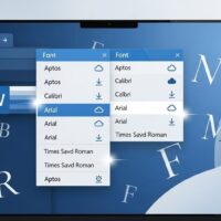 A Guide to fonts on ms word, Custom Fonts, Features and Tips for Choosing Fonts