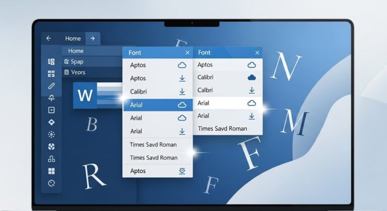 A Guide to fonts on ms word, Custom Fonts, Features and Tips for Choosing Fonts