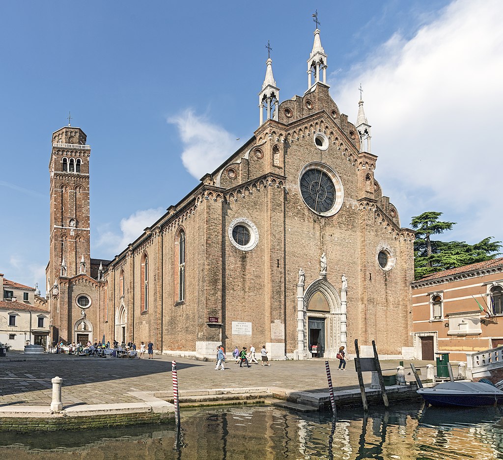 Facade of Santa Maria Gloriosa dei Frari Venice