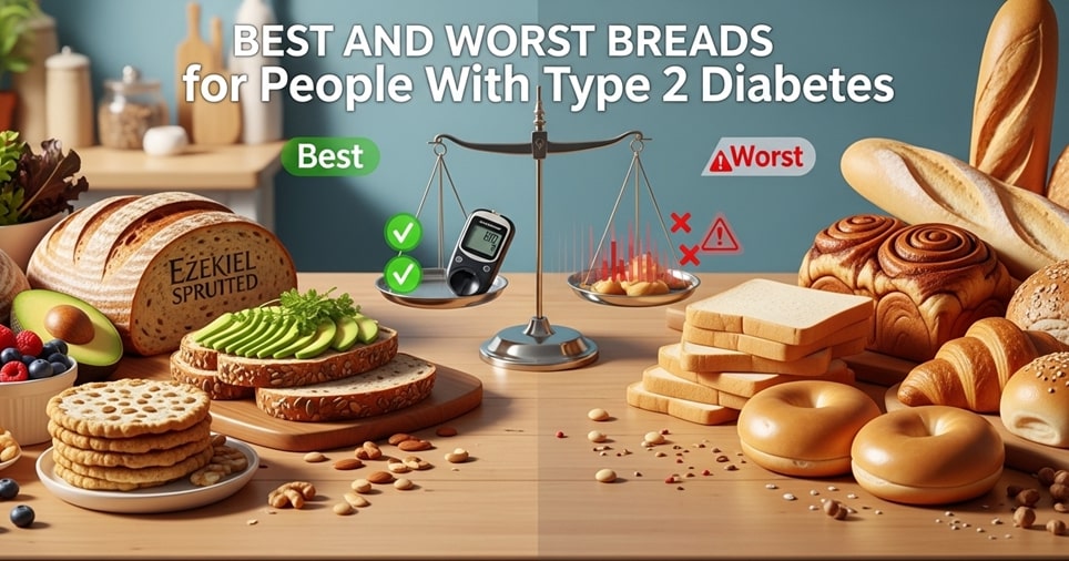 Best and Worst Breads for People With Type 2 Diabetes