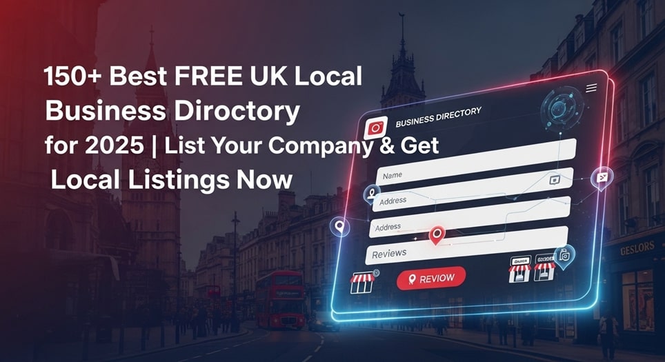 Feature image 150+ Best FREE UK Local Business Directory for 2025 | List Your Company & Get Top Local Listings Now