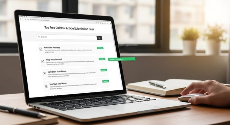 Top Free Dofollow Article Submission Sites List 2025