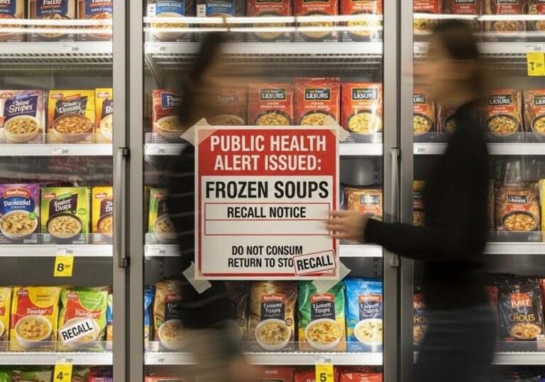 Public Health Alert Issued for Frozen Soups and Other Recalled Products