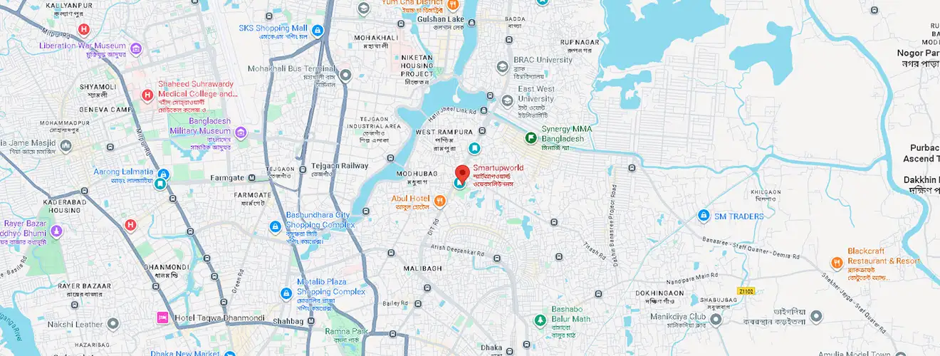 Smartupworld office location map