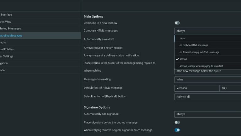 Roundcube Webmail: Frustration of a Disappearing HTML Signature