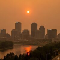 Where does the smoke in Edmonton come from? Fire in Edmonton today