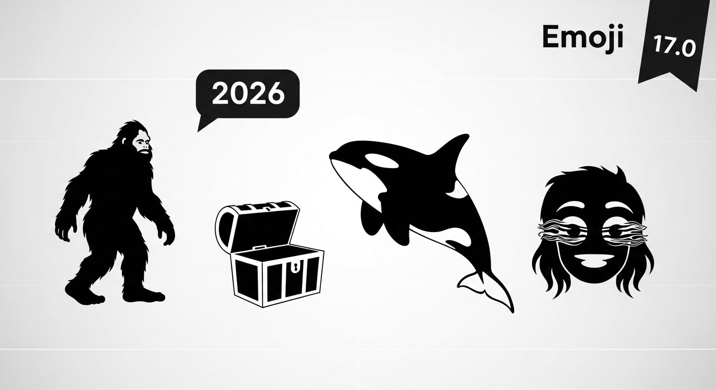 Feature image Unicode 17.0 Emojis: When Bigfoot, Orca, and Treasure Chest Arrive on iPhone and Android (2026 Release Guide)