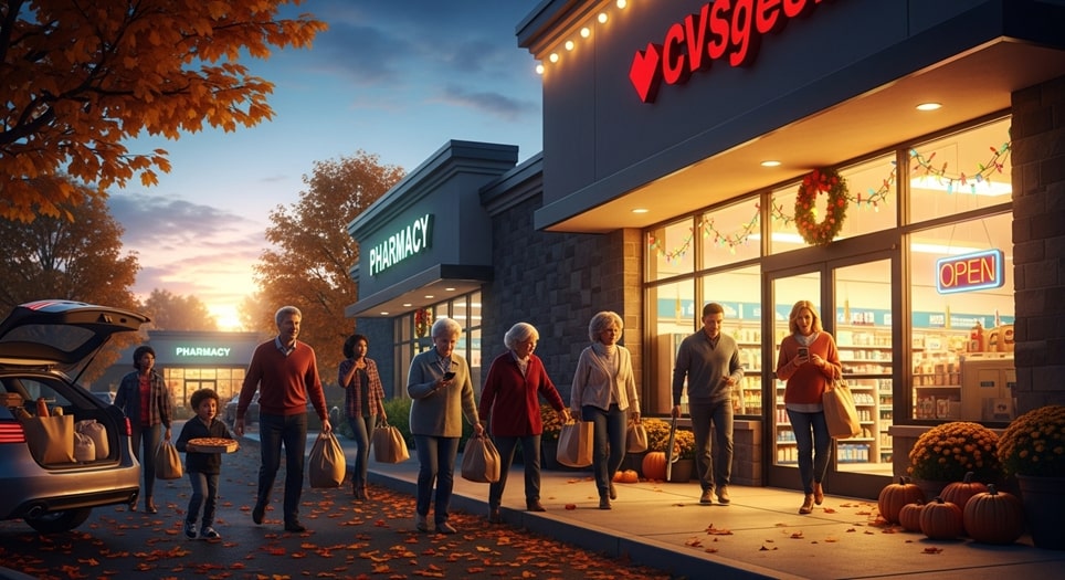 Thanksgiving 2025 Pharmacy Guide: Which CVS, Walgreens & Grocery Stores Are Open or Closed for Prescriptions & Last-Minute Needs