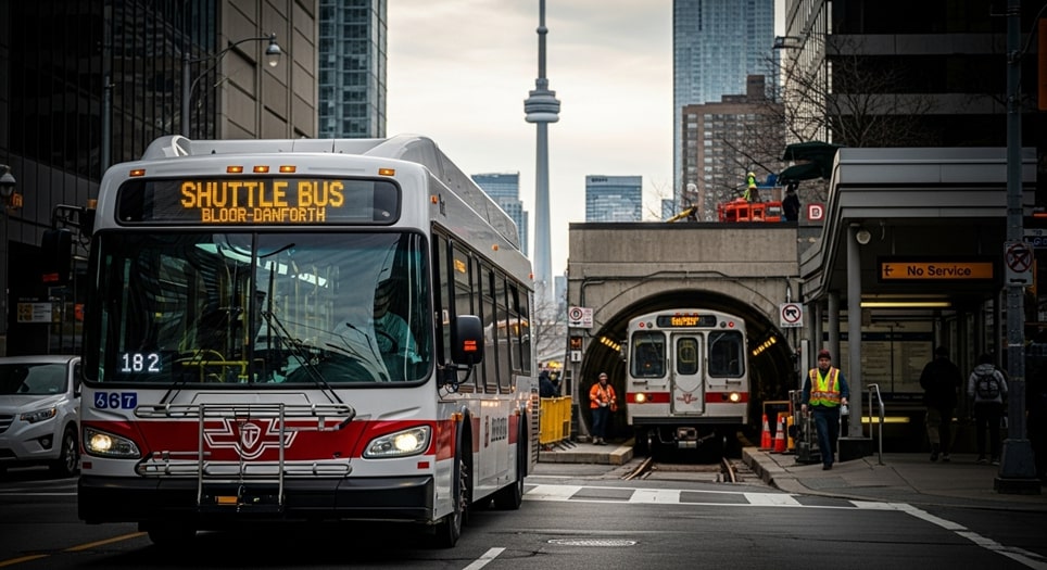 TTC Line 2 Subway Closure: Kipling to Jane Stations, Nov 29-30, 2025