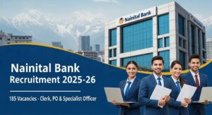 Nainital Bank Recruitment 2025-26: 185 Vacancies for Clerk, PO, and Specialist Officer Posts – Apply Online, Eligibility Criteria, and Exam Schedule