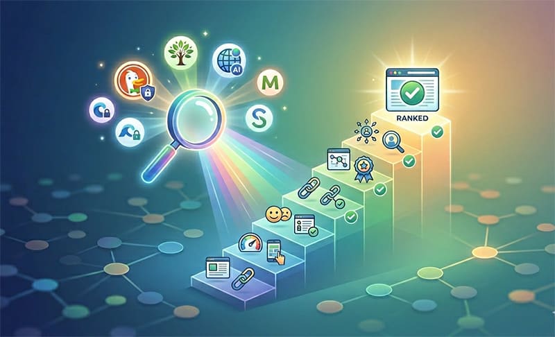 How to Rank on Alternative Search Engines in 2026 — Bing, DuckDuckGo and More