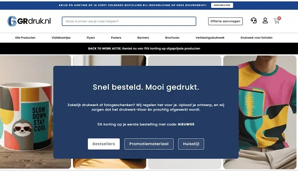 Grdruk website designed by Smartupworld