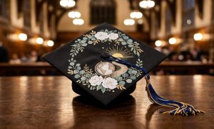 Don't walk across the stage with a blank cap! Check out the best graduation cap ideas featuring iconic movie quotes, pop culture references, glitter designs, and floral styles. Whether you want something aesthetic, funny, or deep, these top-rated ideas will make your graduation pictures look amazing. Save this pin for later and click to see the full list!